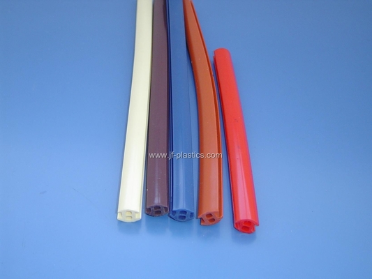 Flexible Extrusion Plastic Profiles PVC Soft Tube Strip Sports Rope Skipping Colorful