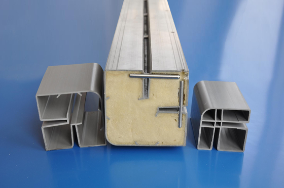PVC Extrusion Cold Room Profiles Polyurethane Foaming Filling Modular